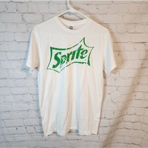 Men's Sprite White T-Shirt, Size Medium